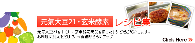 レシピ集 元氣大豆21